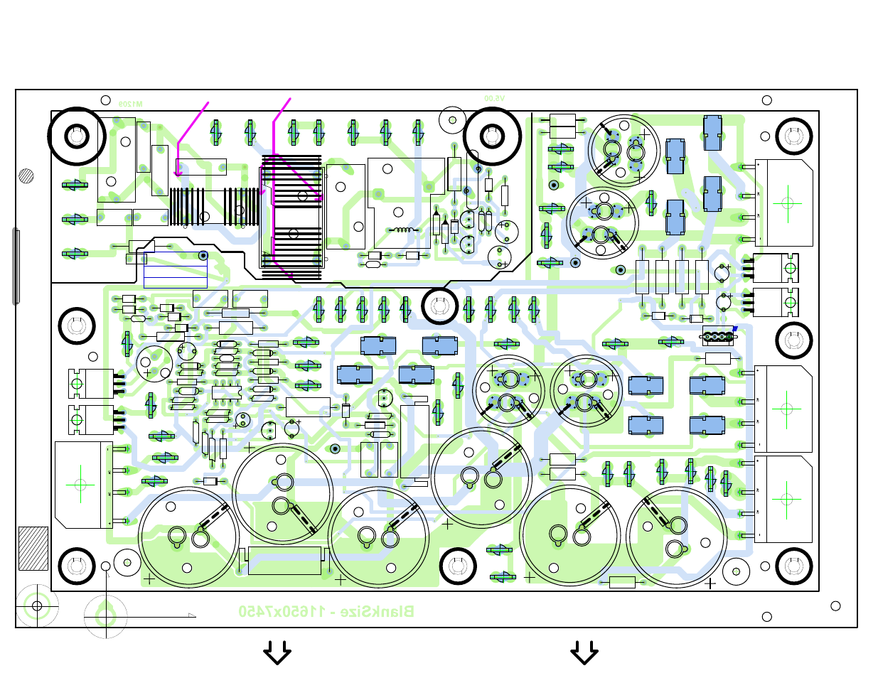 Layout-m1209-ex2-pwrsupply 1/3, See layout documentation, No nc | 4 cir | Yorkville EX2 User Manual | Page 15 / 30