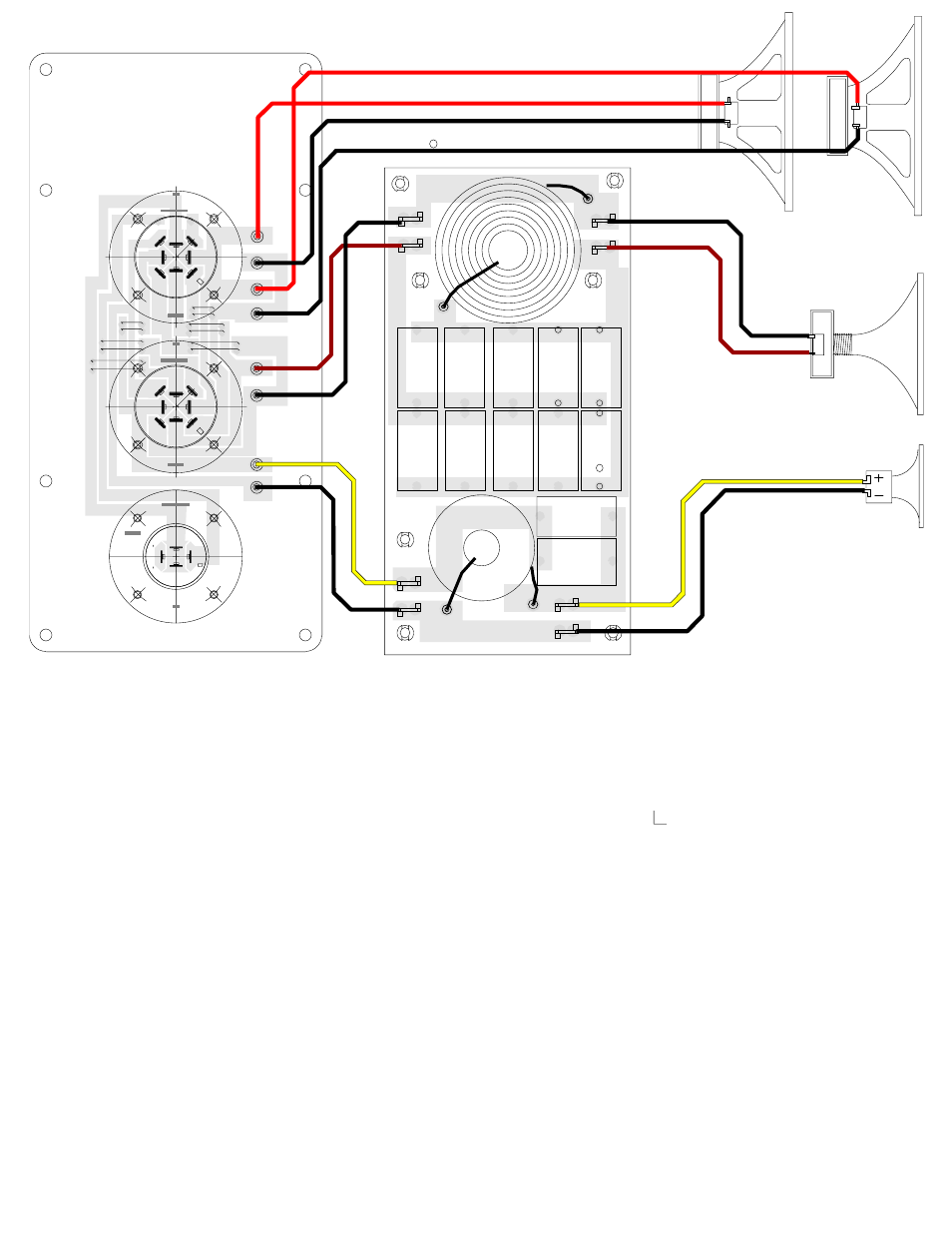 Board-ass-m455-wires, File name tx8.drw, M 4 5 5 | Yorkville TX8 User Manual | Page 7 / 8