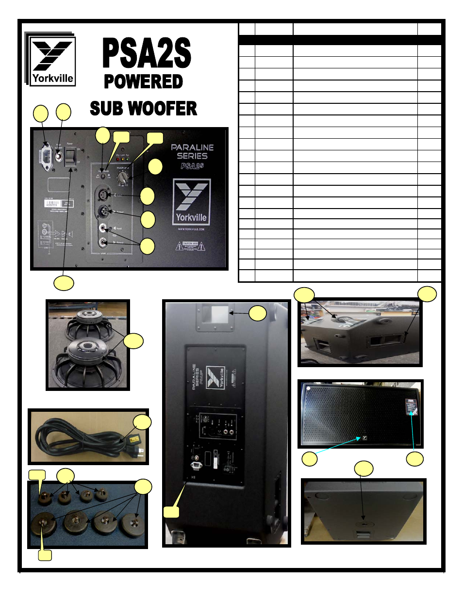 Service -quickguide-psa2s | Yorkville PSA2S User Manual | Page 4 / 14
