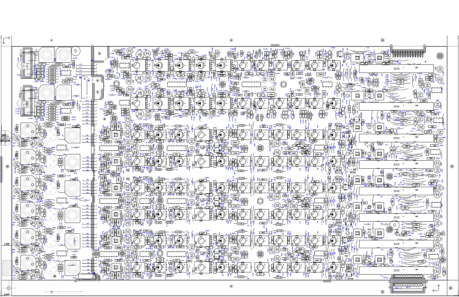 Partsonly-m1119-pm16-2-pm22-2-inputs, M1119, Insert origin | Clinch origin, Bec loc, Mc4a | Yorkville PowerMAX22-2 User Manual | Page 19 / 49