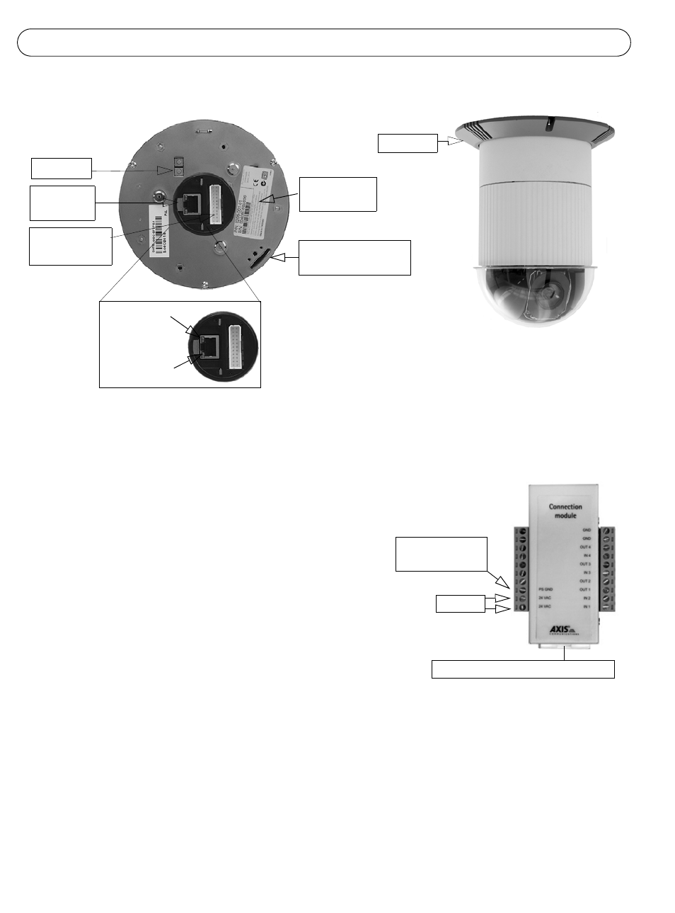 Aufputzmontage, Era an. siehe seite 16 oder | Axis Communications 232D User Manual | Page 16 / 55