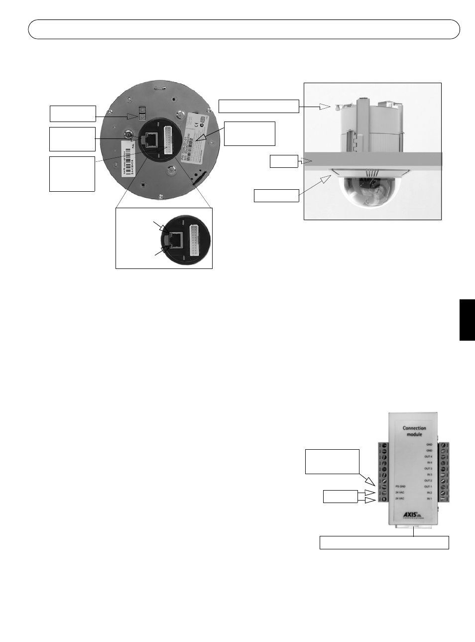 Unterputzmontage, Seite 17 | Axis Communications 232D User Manual | Page 17 / 55