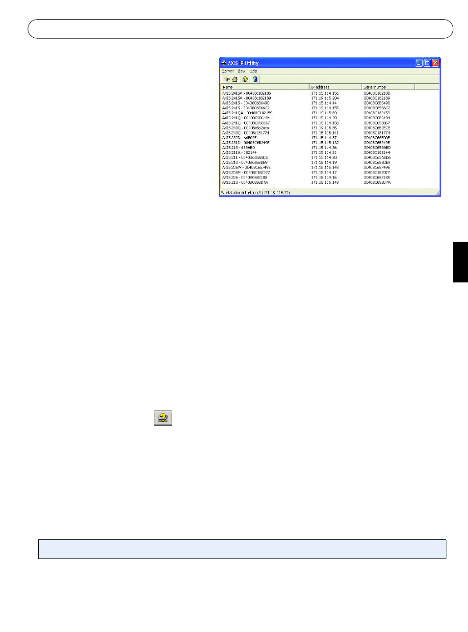 Axis ip utility | Axis Communications 232D User Manual | Page 29 / 55