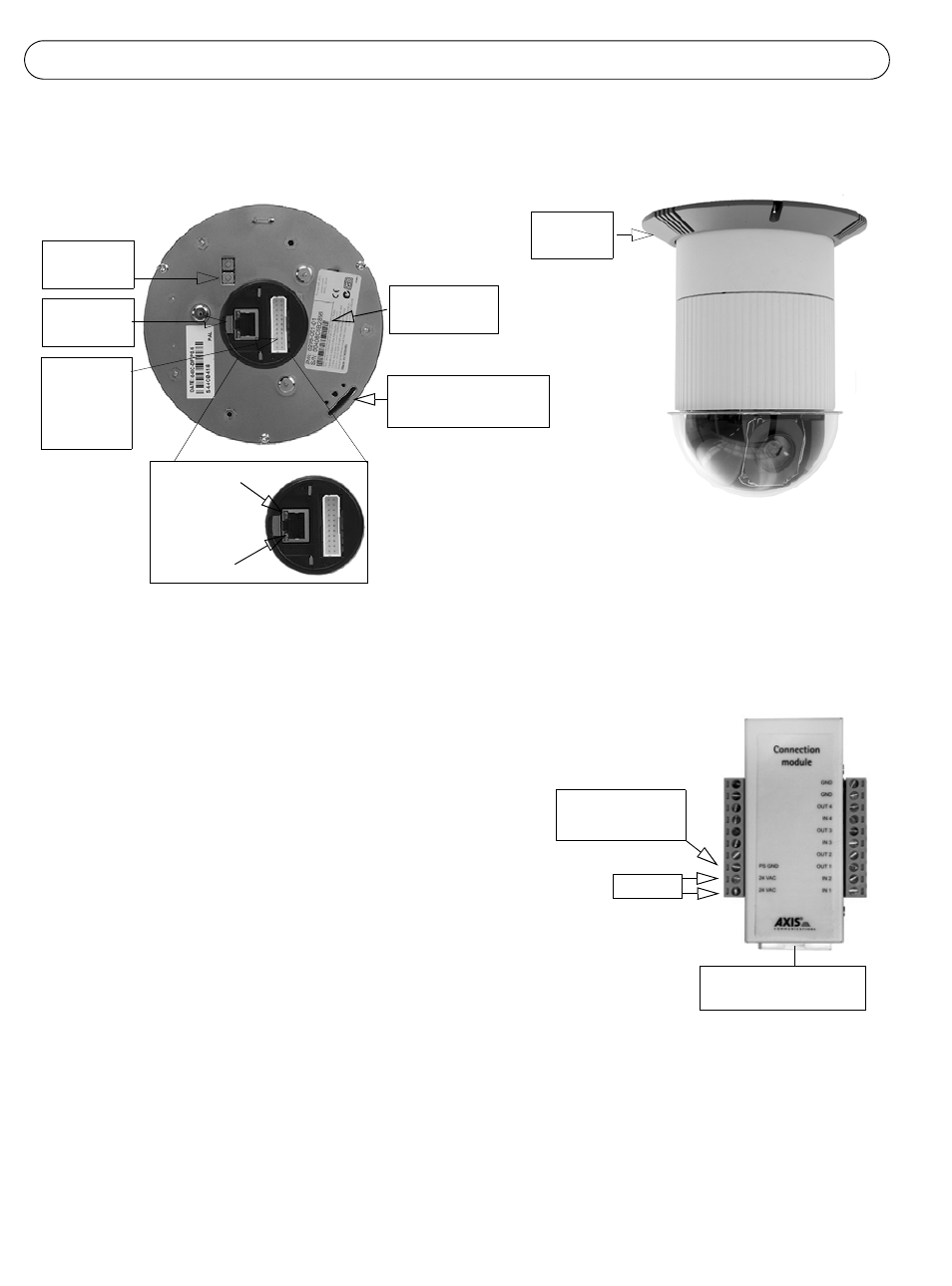 Montaje exterior en el techo | Axis Communications 232D User Manual | Page 36 / 55