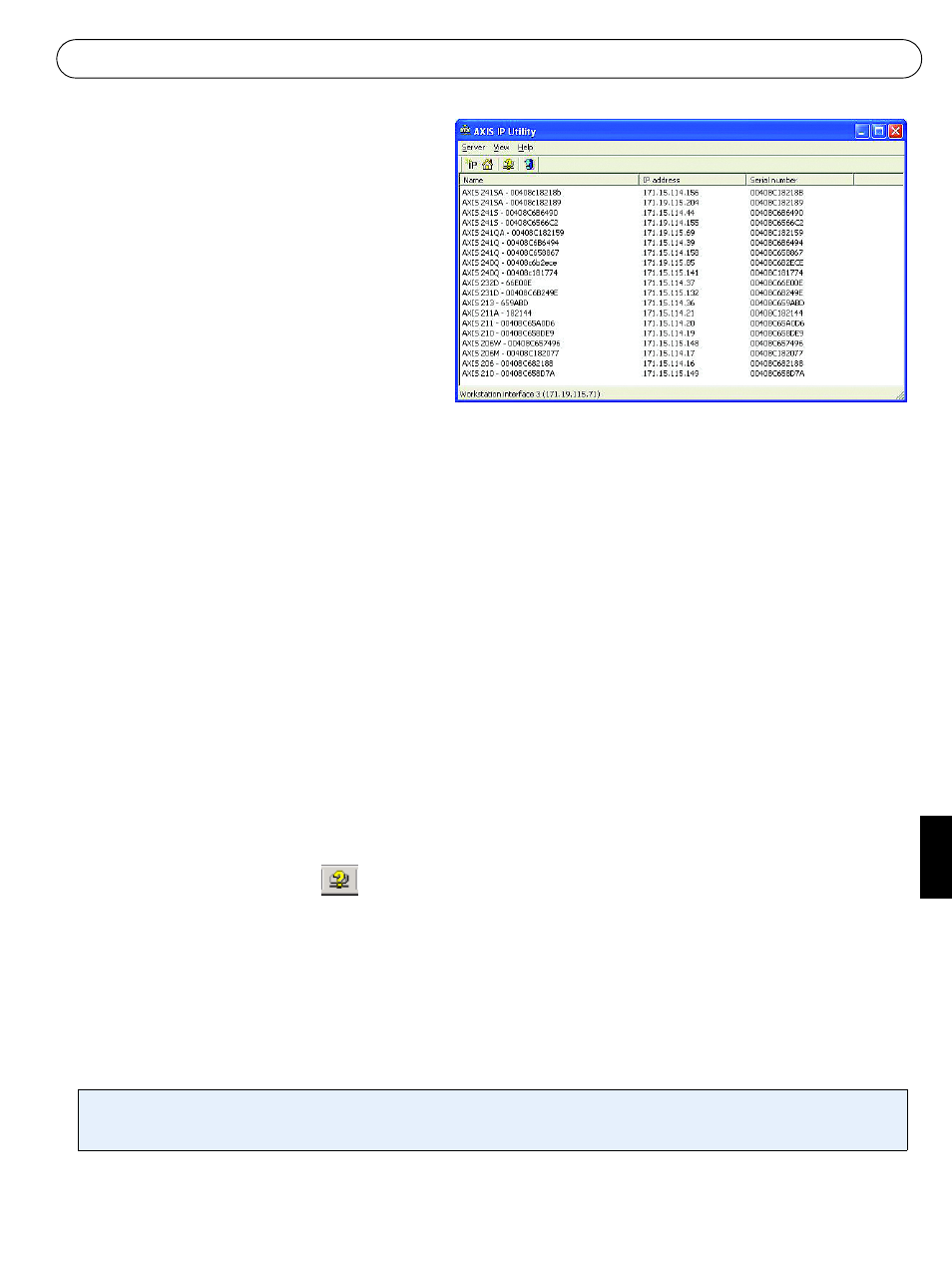 Axis ip utility | Axis Communications 232D User Manual | Page 49 / 55