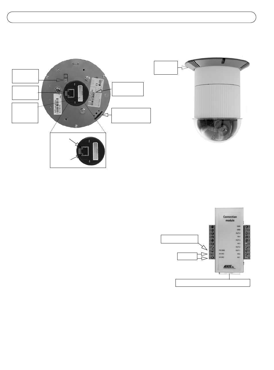 Exterior ceiling mounting | Axis Communications 232D User Manual | Page 6 / 55