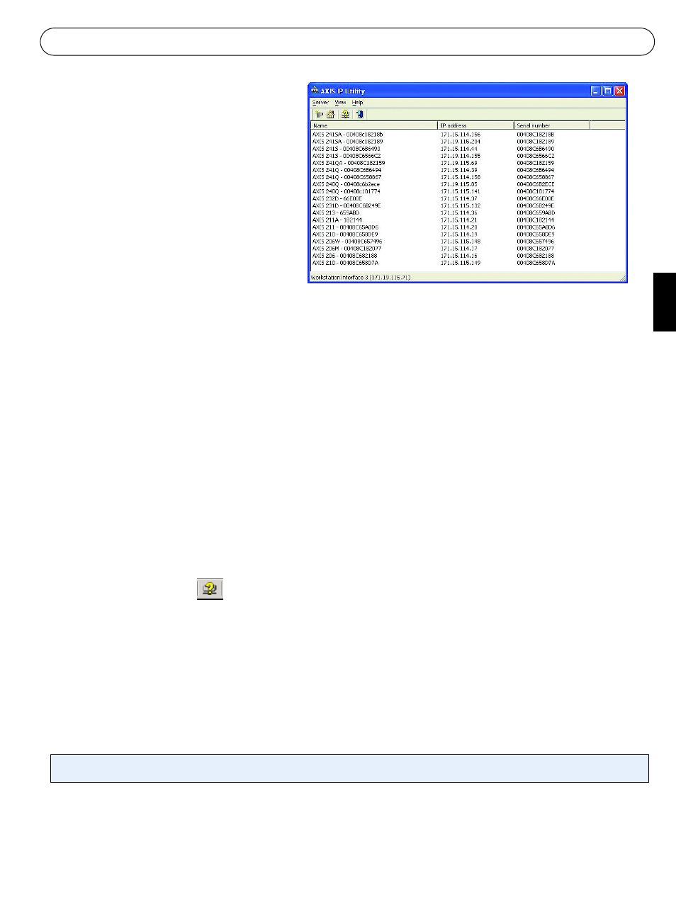 Axis ip utility | Axis Communications 232D User Manual | Page 9 / 55