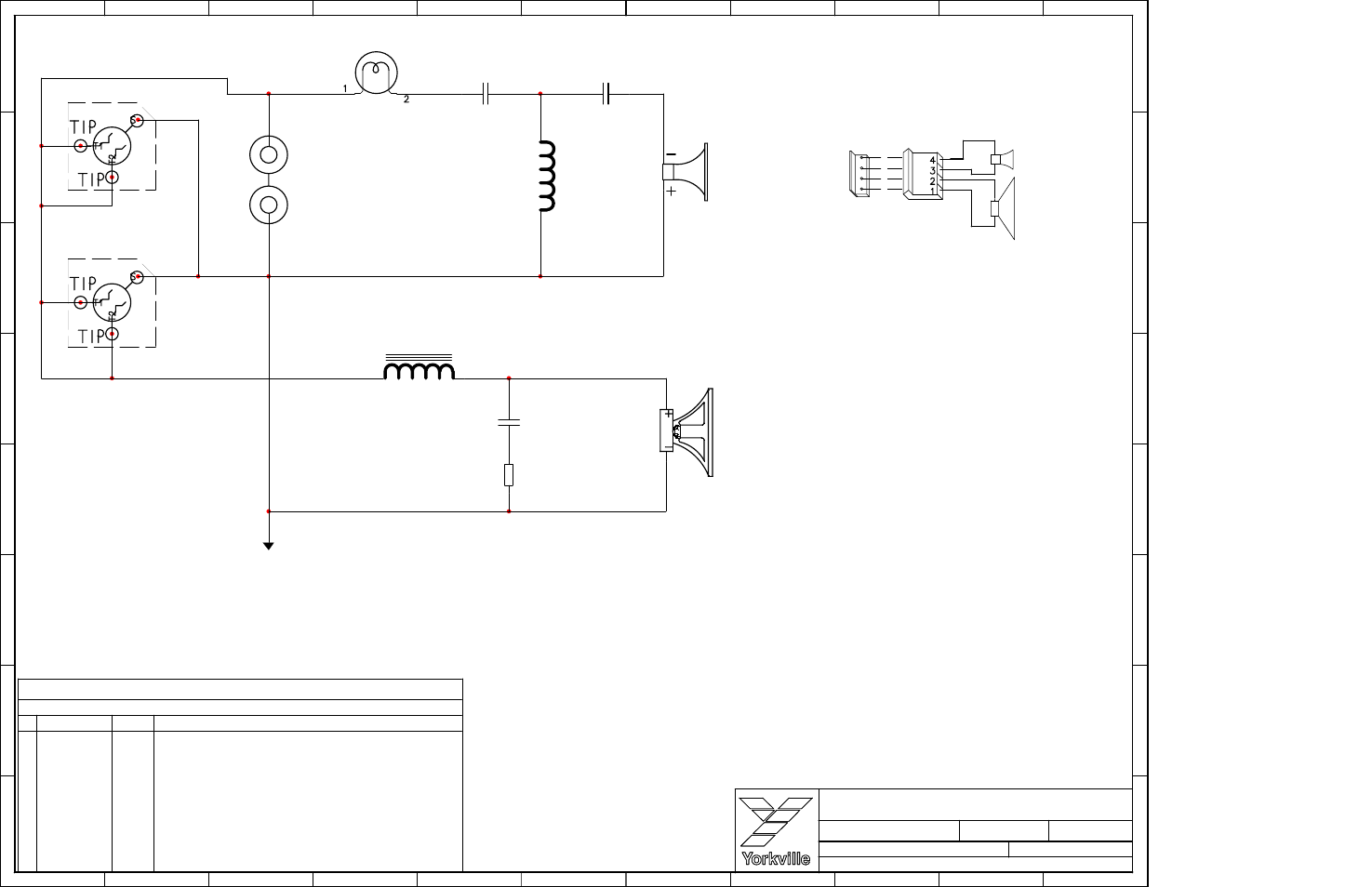 Schematic-m662-c2285-xover, C2285 | Yorkville C2285 User Manual | Page 4 / 6