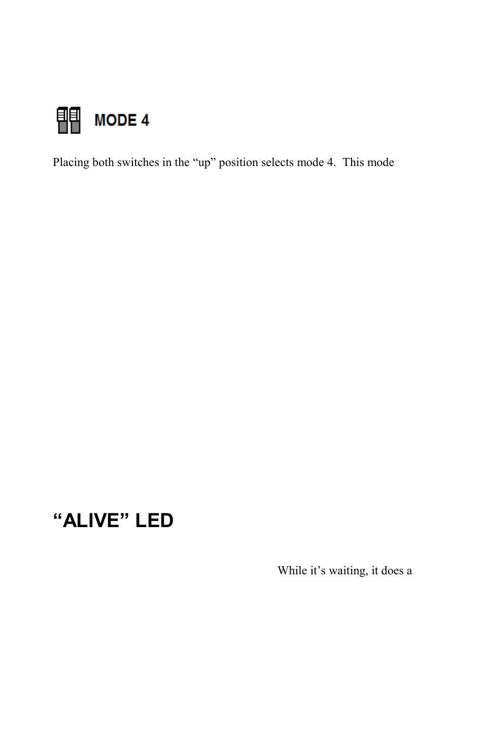 Address switches, Alive” led | Yorkville LP-DMX3/5 User Manual | Page 7 / 15