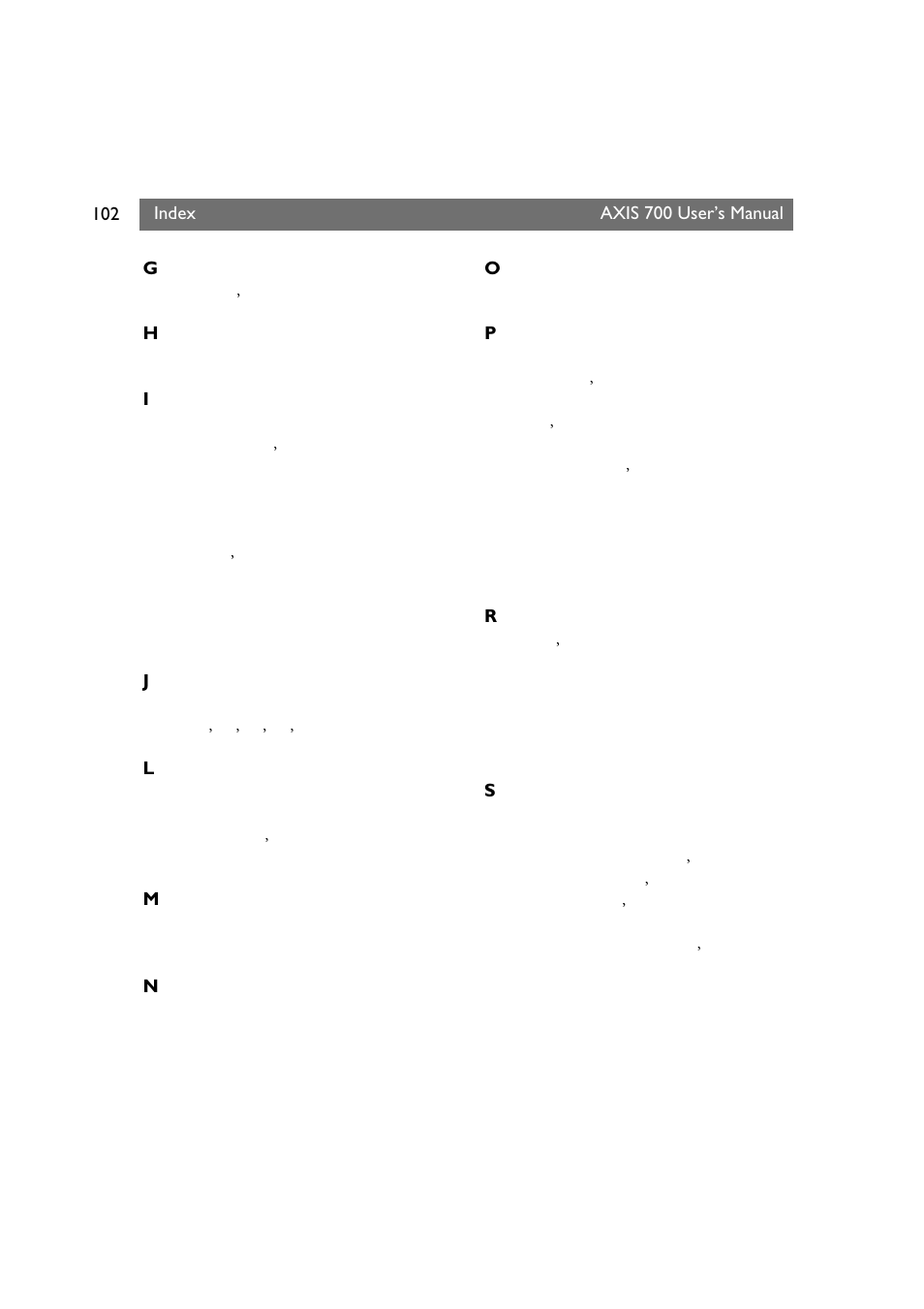 Axis Communications Axis Network Scan Server 700 User Manual | Page 103 / 104