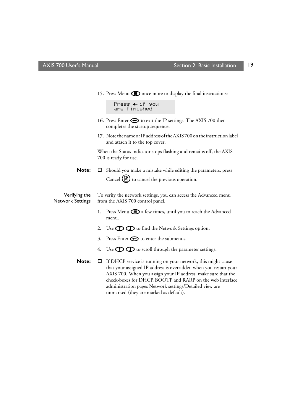 Axis Communications Axis Network Scan Server 700 User Manual | Page 20 / 104