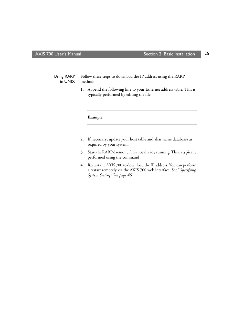 Axis Communications Axis Network Scan Server 700 User Manual | Page 26 / 104