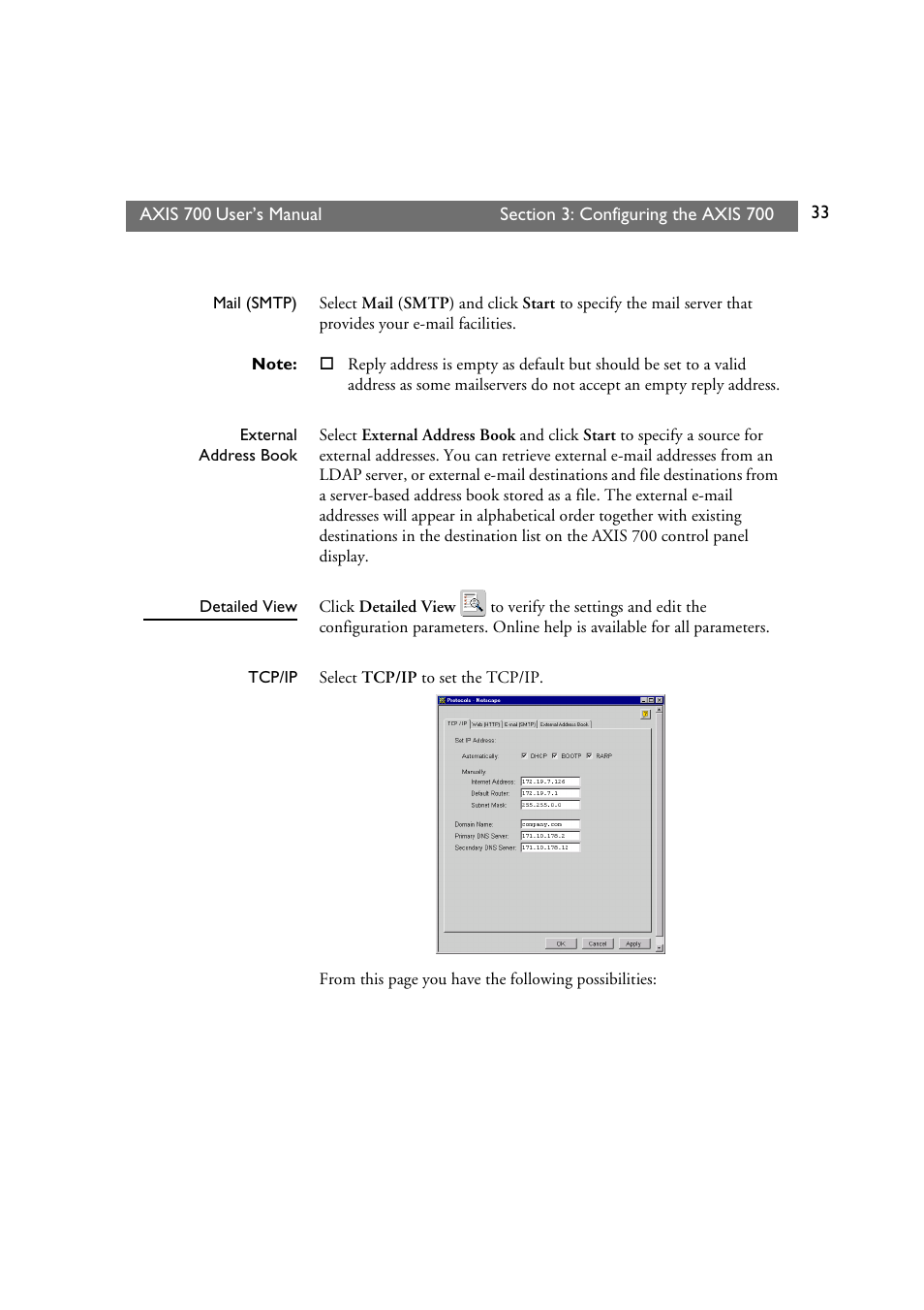 Axis Communications Axis Network Scan Server 700 User Manual | Page 34 / 104