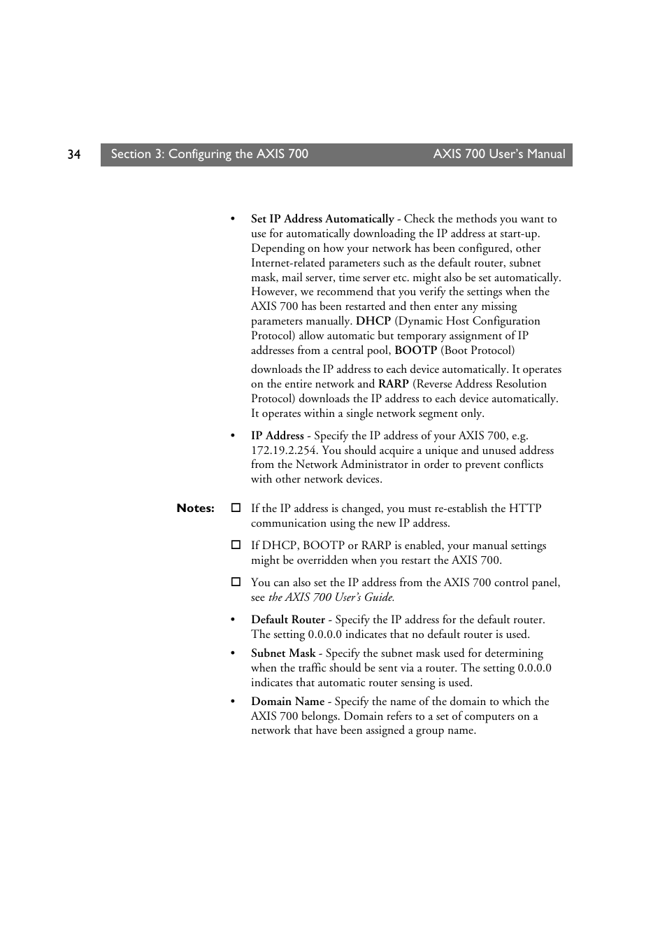 Axis Communications Axis Network Scan Server 700 User Manual | Page 35 / 104