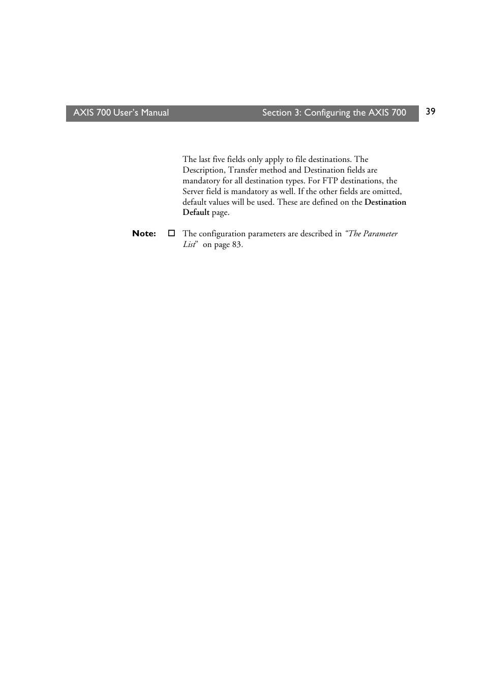 Axis Communications Axis Network Scan Server 700 User Manual | Page 40 / 104