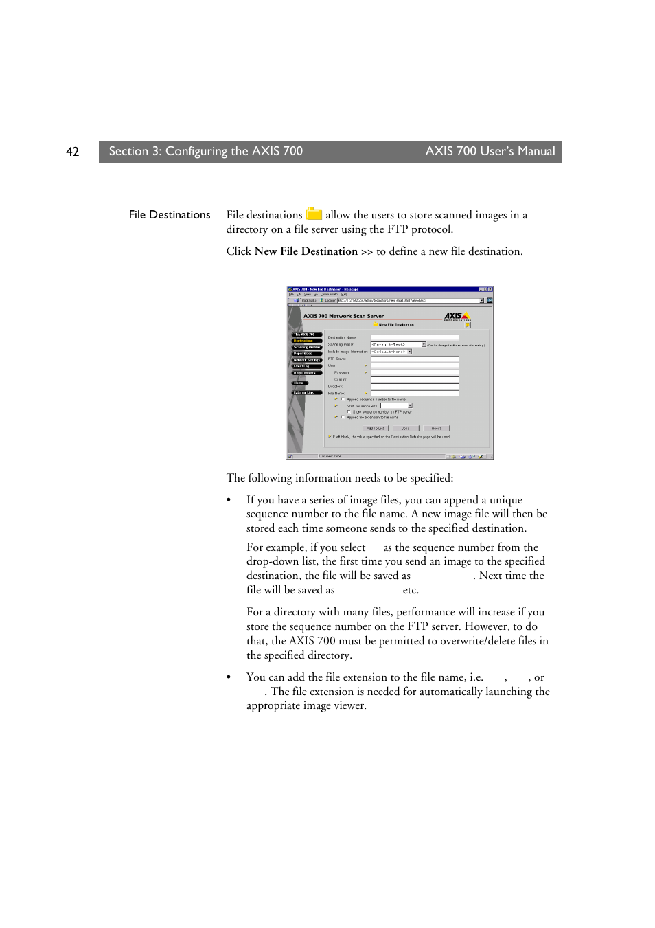 Axis Communications Axis Network Scan Server 700 User Manual | Page 43 / 104