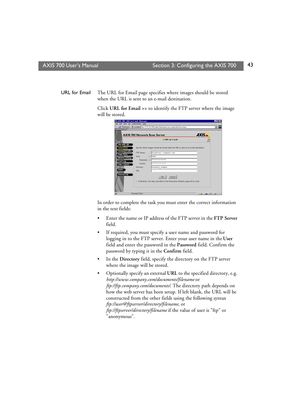 Axis Communications Axis Network Scan Server 700 User Manual | Page 44 / 104