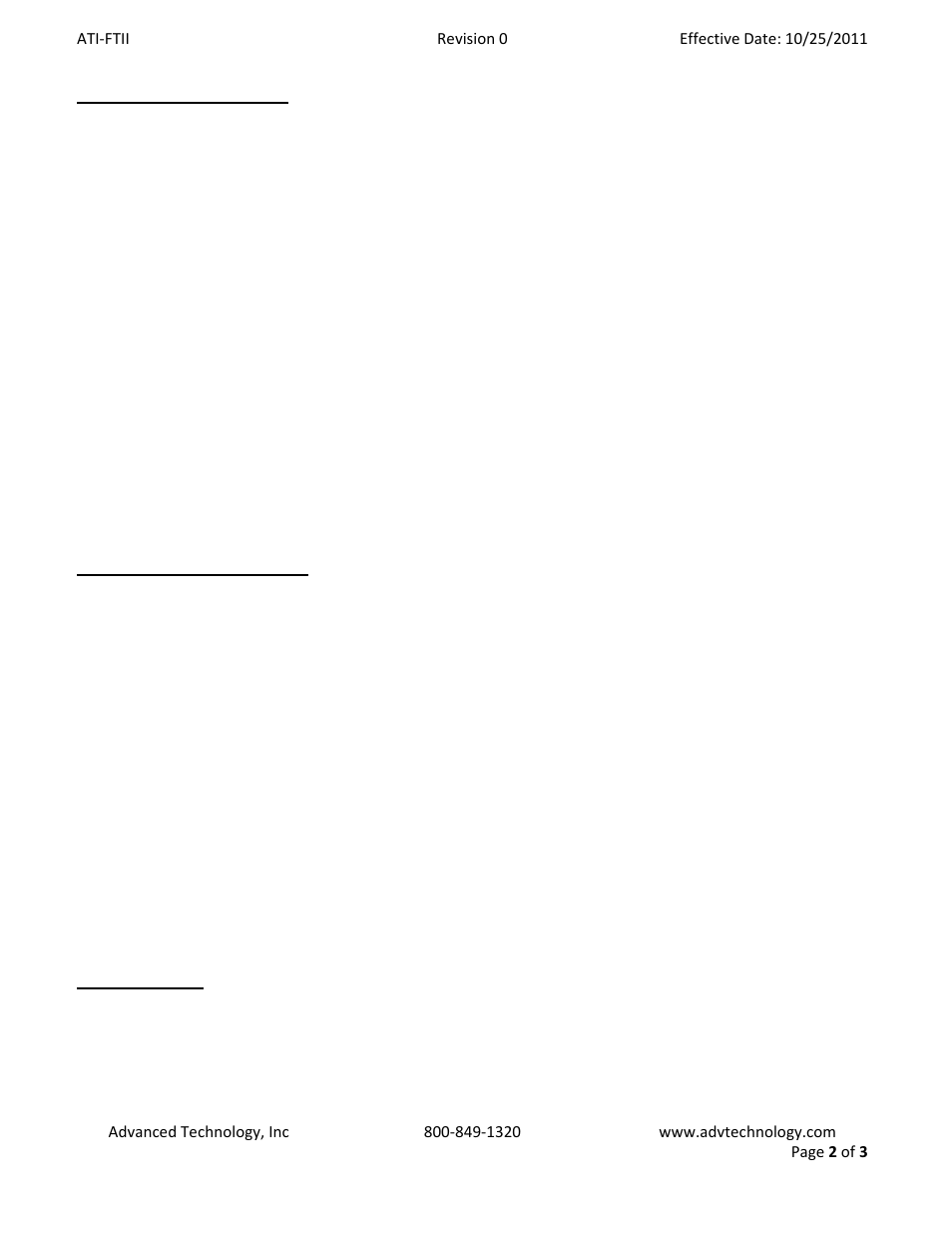 Advanced Technology FusionTech Alum User Manual | Page 2 / 3