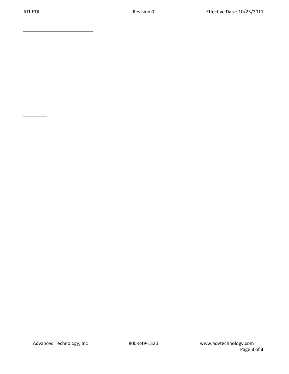 Advanced Technology FusionTech Alum User Manual | Page 3 / 3