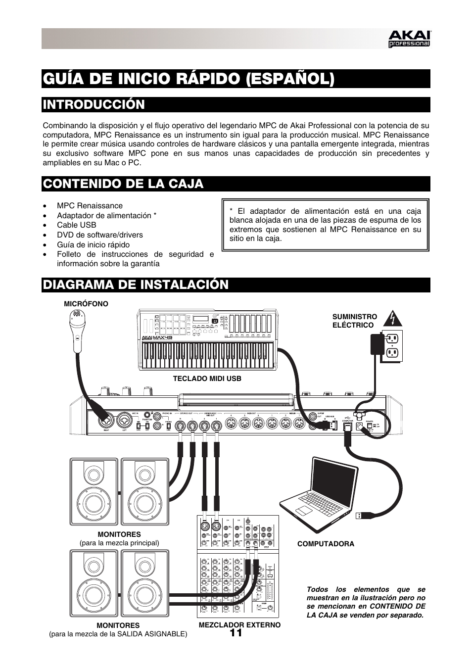 Akai MPC-Renaissance User Manual | Page 11 / 50
