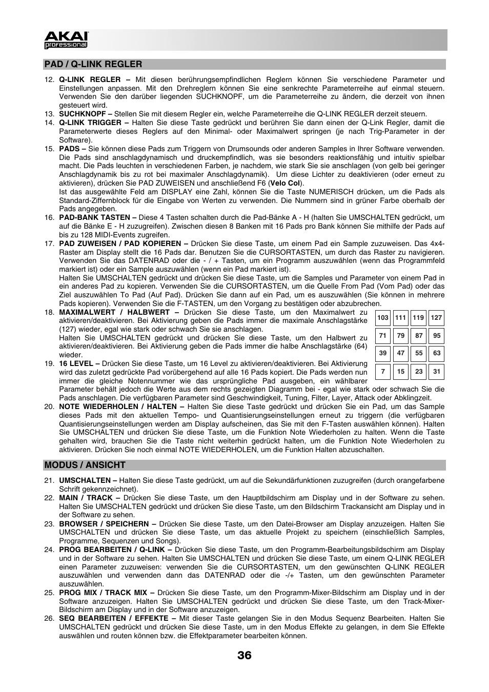 Akai MPC Studio User Manual | Page 36 / 40