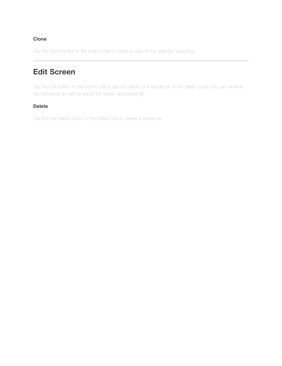 Edit screen | Akai iMPC for-iPhone User Manual | Page 3 / 15