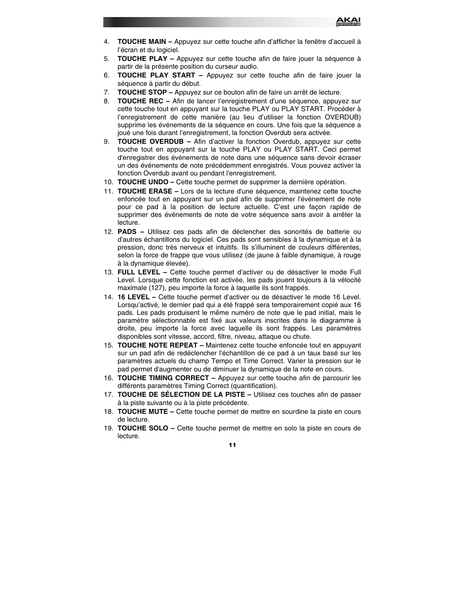 Akai mpc_fly User Manual | Page 11 / 20