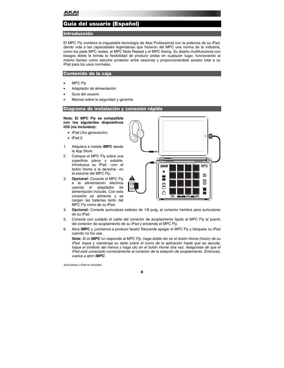 Akai mpc_fly User Manual | Page 6 / 20