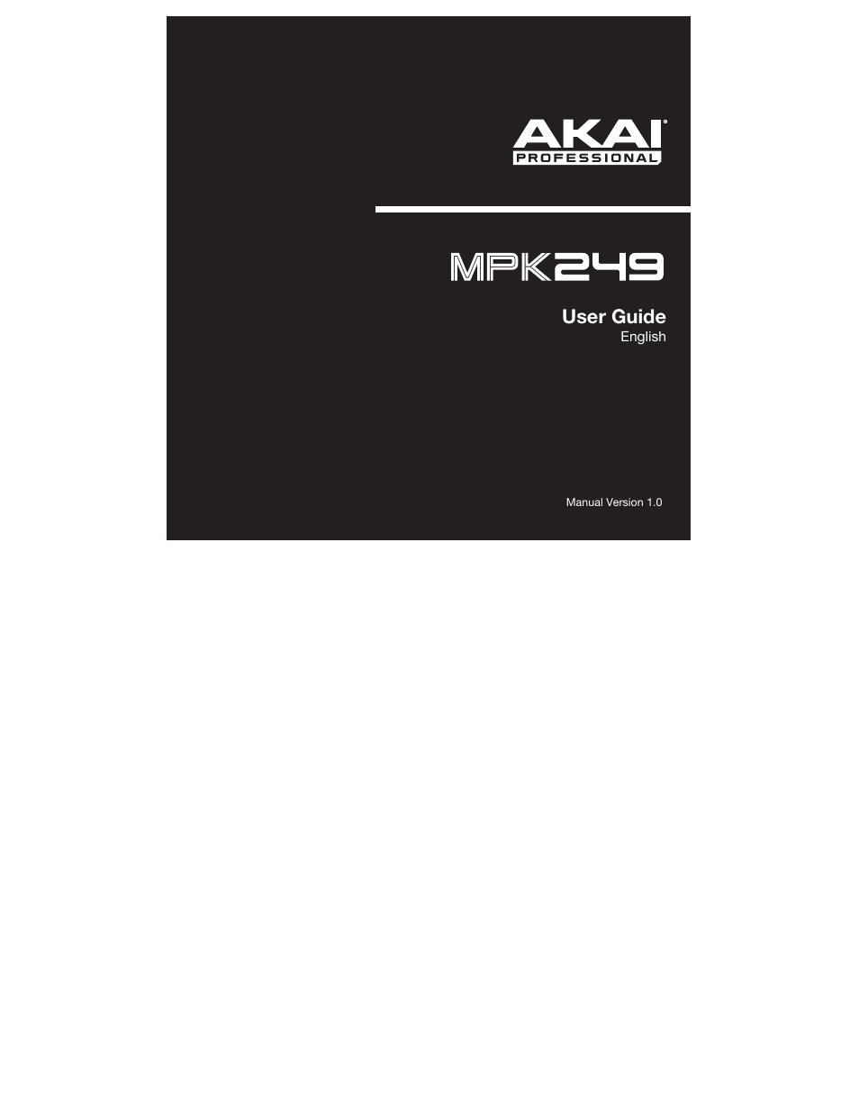 Akai MPK249 User Manual | 45 pages