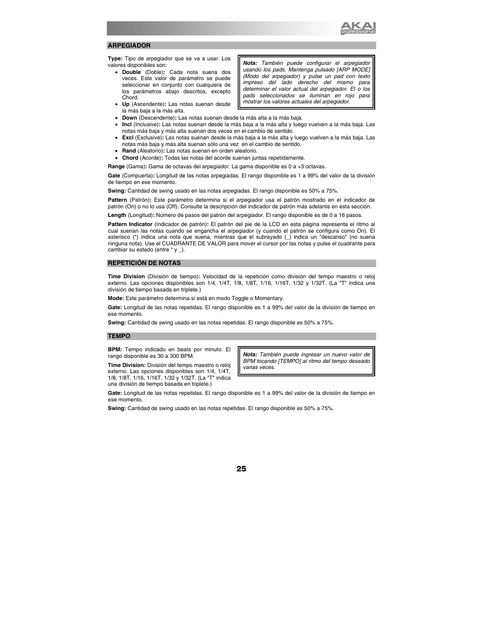 Akai max49 User Manual | Page 25 / 88