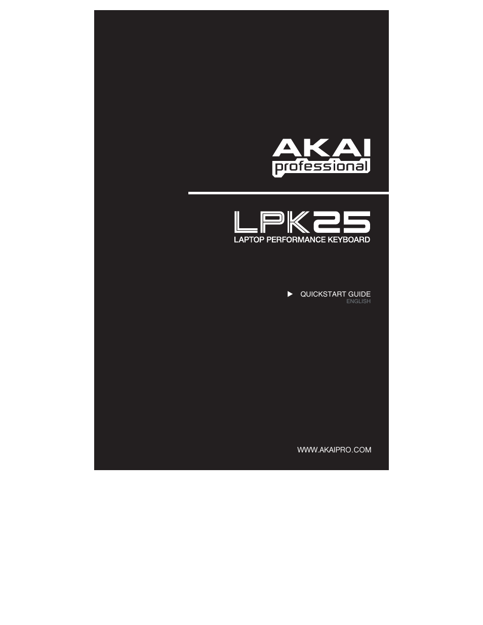 Akai LPK25 EN User Manual | 7 pages