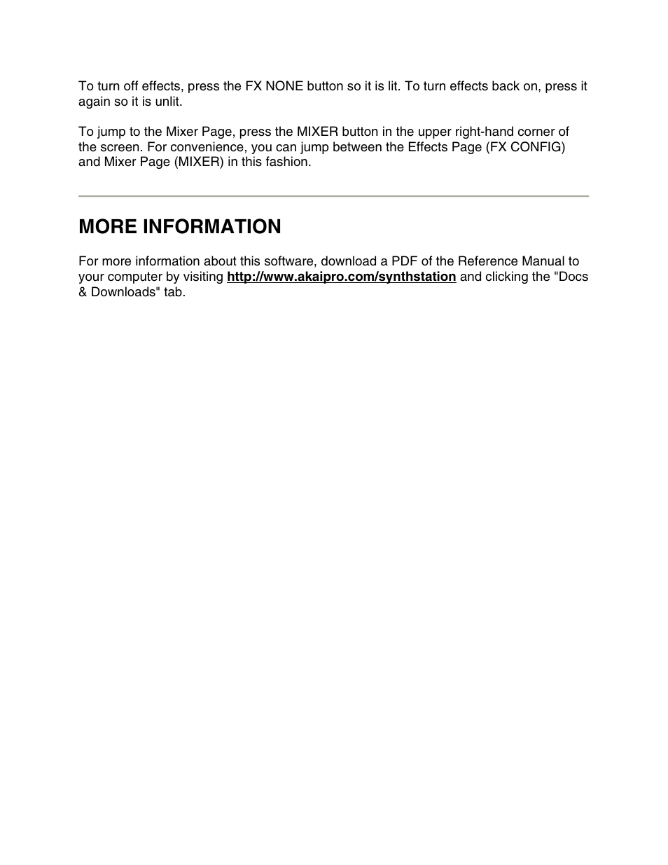 More information | Akai synthstation_studio User Manual | Page 11 / 11