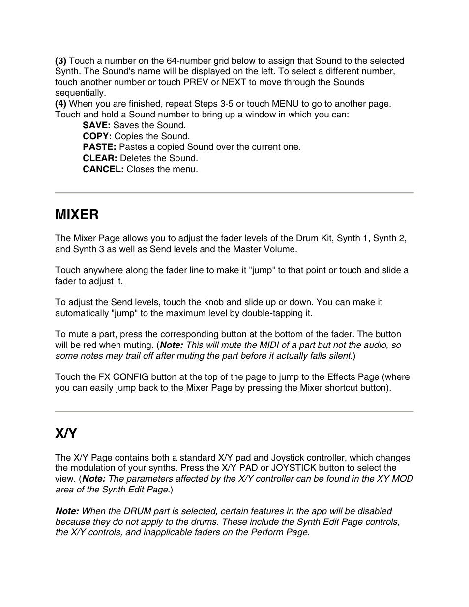 Mixer | Akai synthstation_studio User Manual | Page 7 / 11