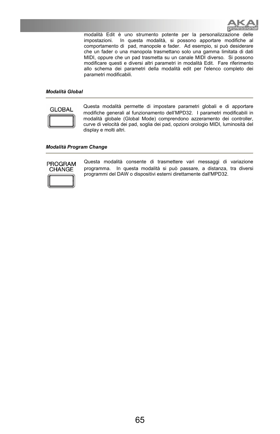 Akai mpd32 User Manual | Page 65 / 76