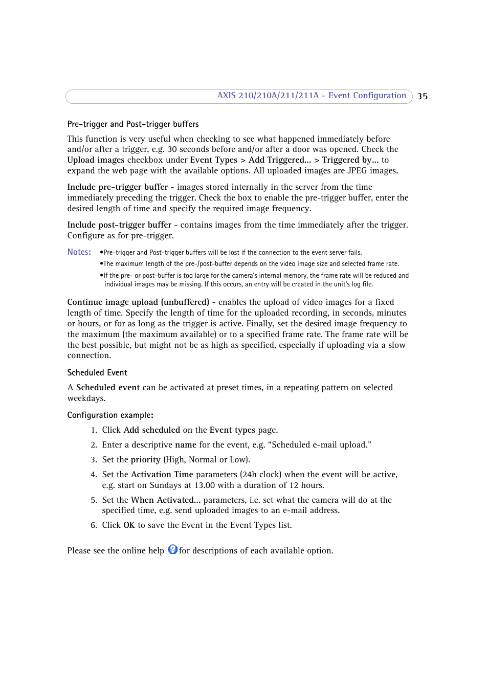 Axis Communications 210 User Manual | Page 35 / 66