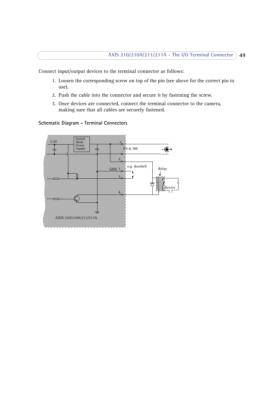 Axis Communications 210 User Manual | Page 49 / 66