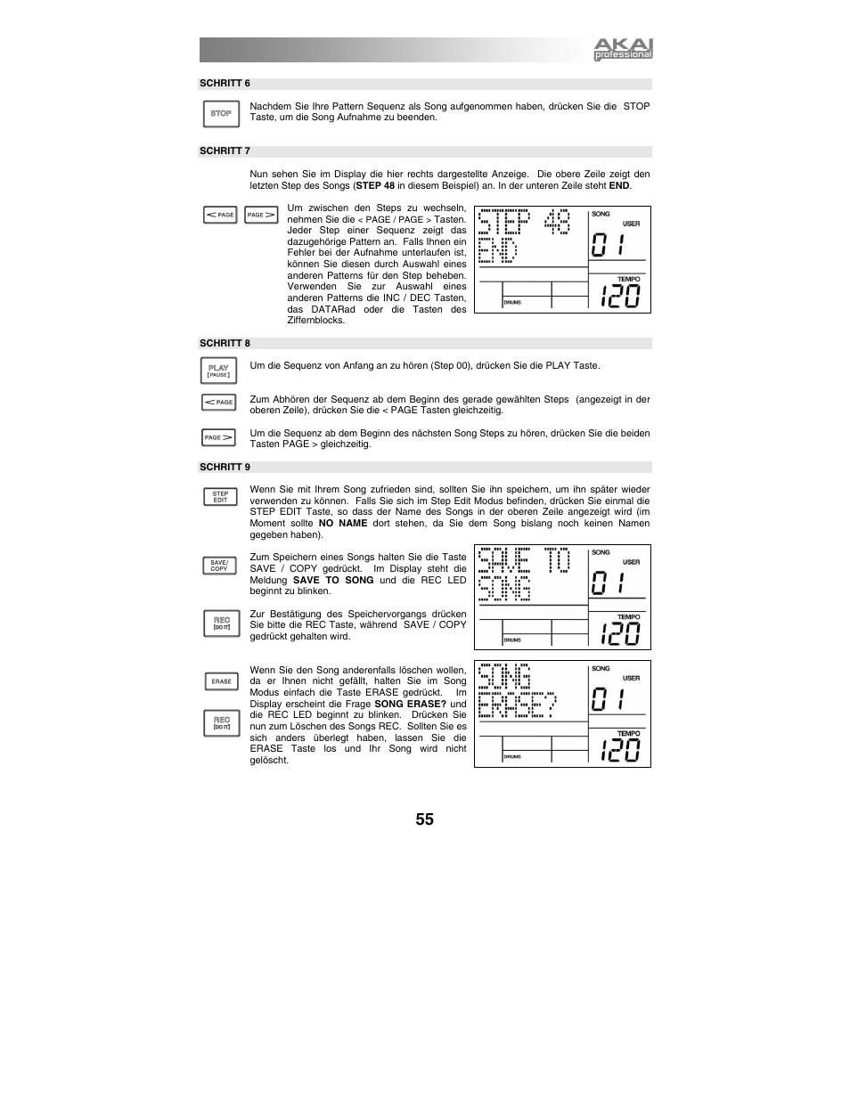 Akai xr20 User Manual | Page 57 / 76