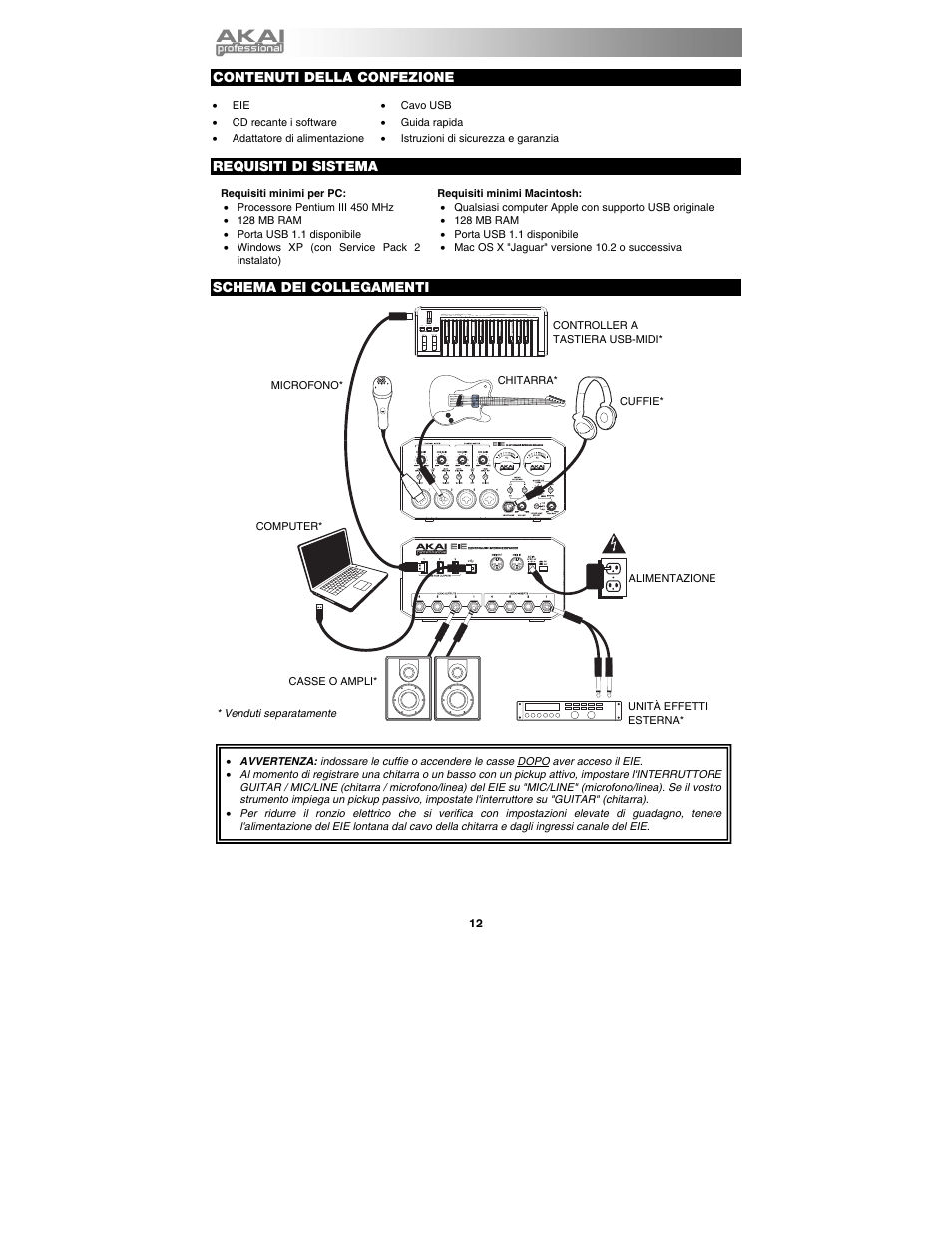 Akai eie User Manual | Page 12 / 20
