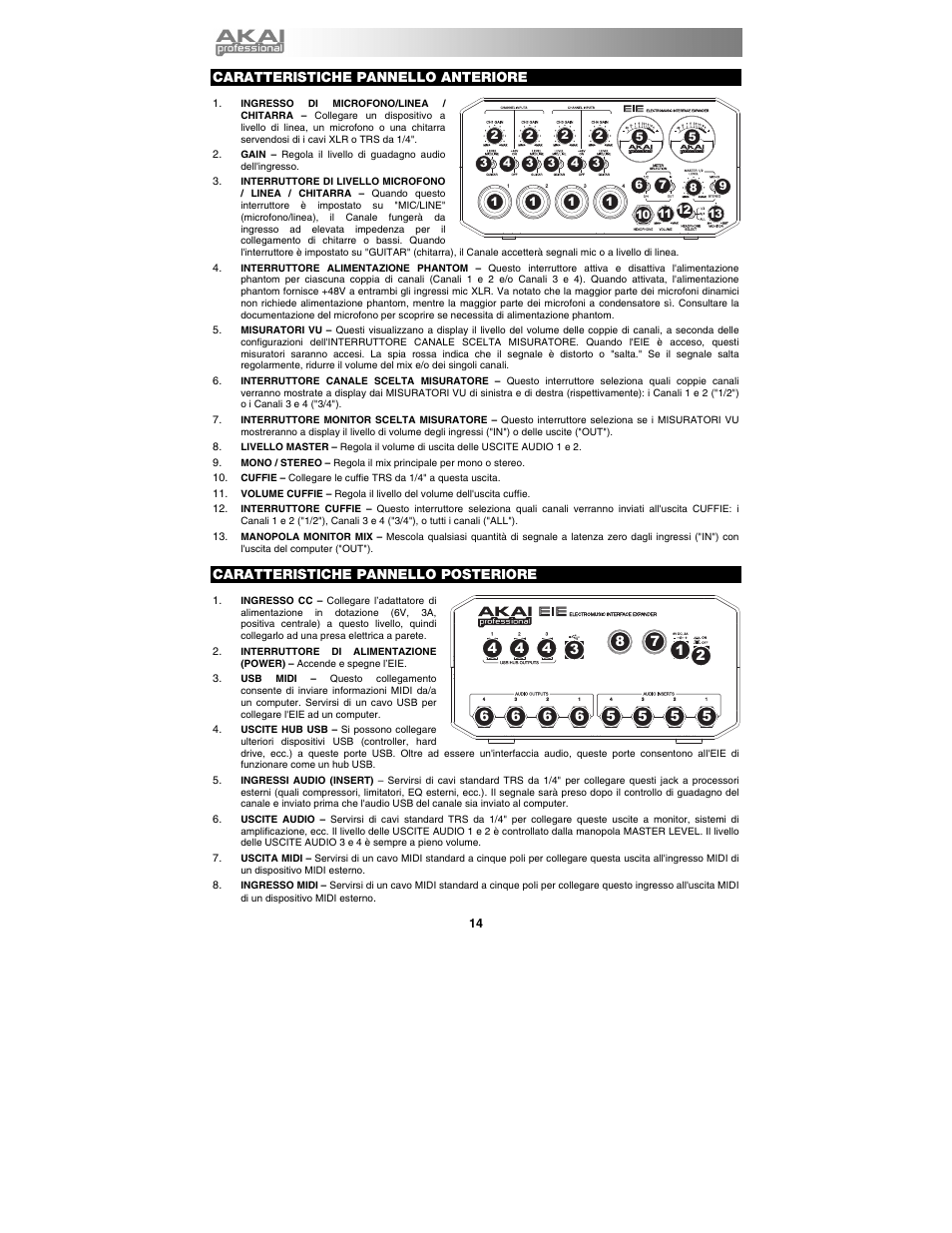 Akai eie User Manual | Page 14 / 20