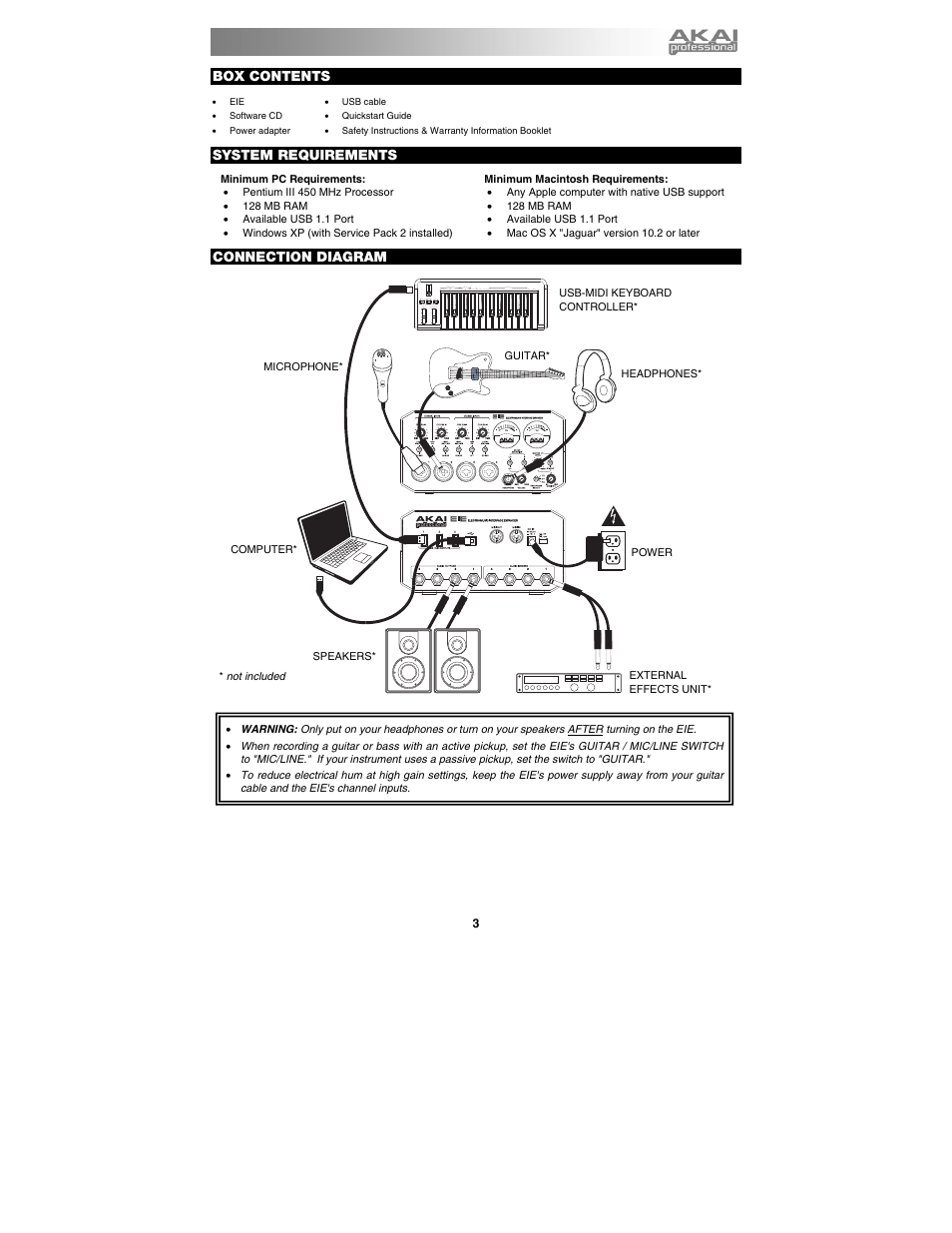 Akai eie User Manual | Page 3 / 20