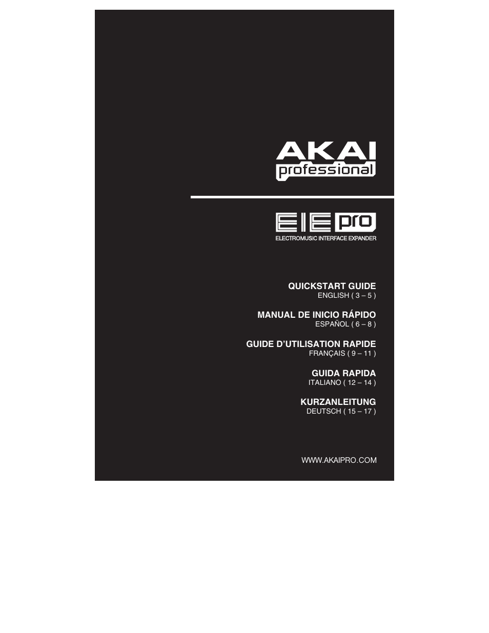 Akai eie_pro User Manual | 20 pages