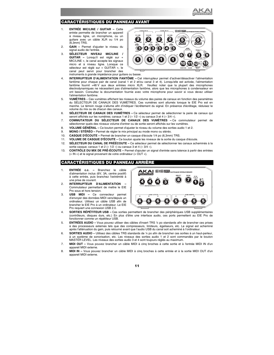 Akai eie_pro User Manual | Page 11 / 20