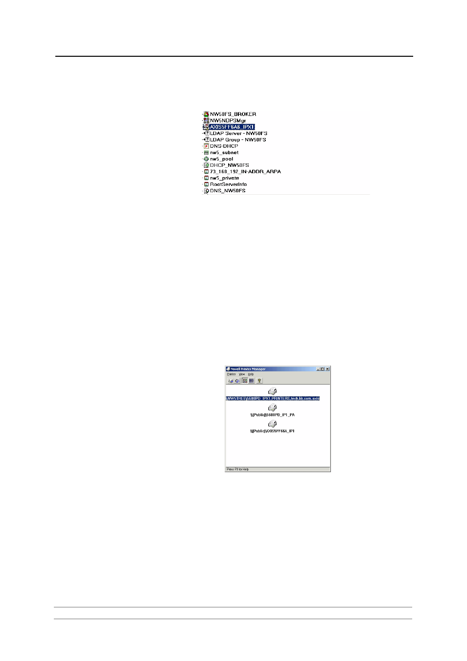 Installing an ndps printer on a workstation | Axis Communications 540+ User Manual | Page 49 / 110