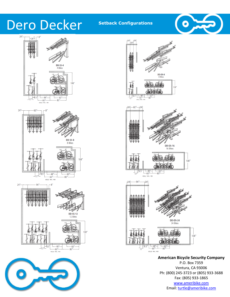 Dero decker | American Bicycle Security Company Dero Decker User Manual | Page 3 / 5