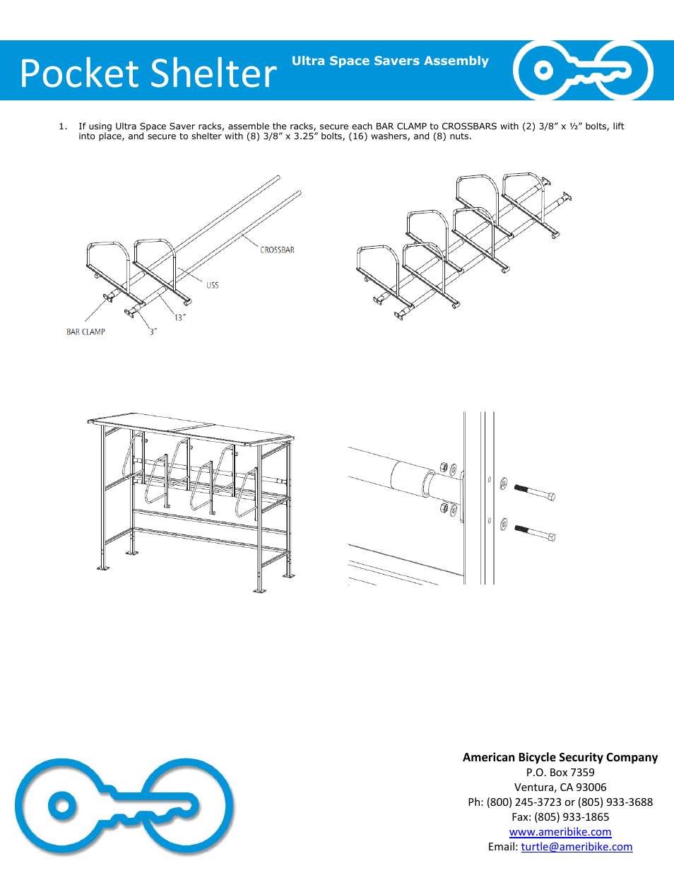 Pocket shelter | American Bicycle Security Company Pocket Shelter User Manual | Page 7 / 10