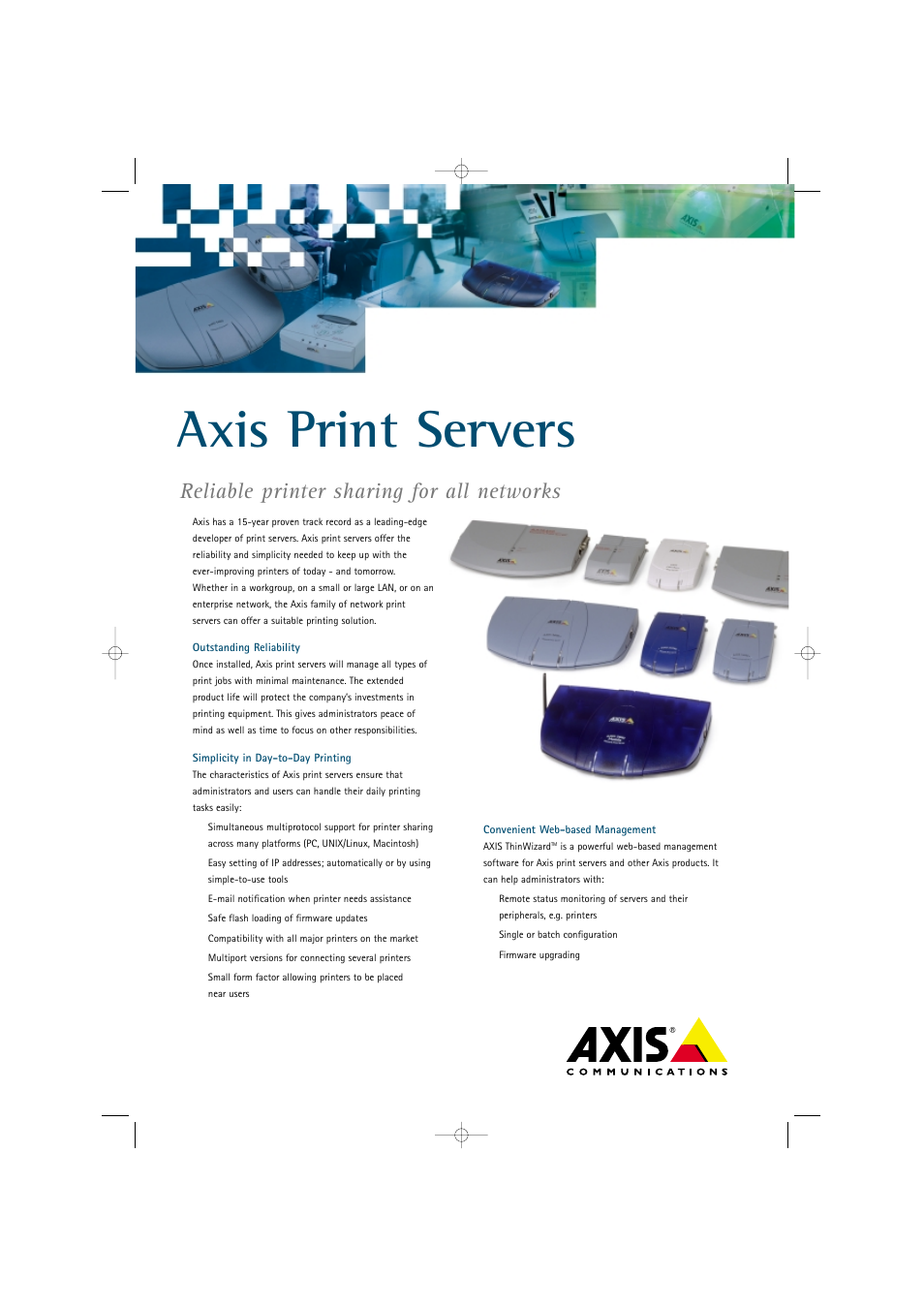 Axis Communications AXIS 5400+ User Manual | 6 pages