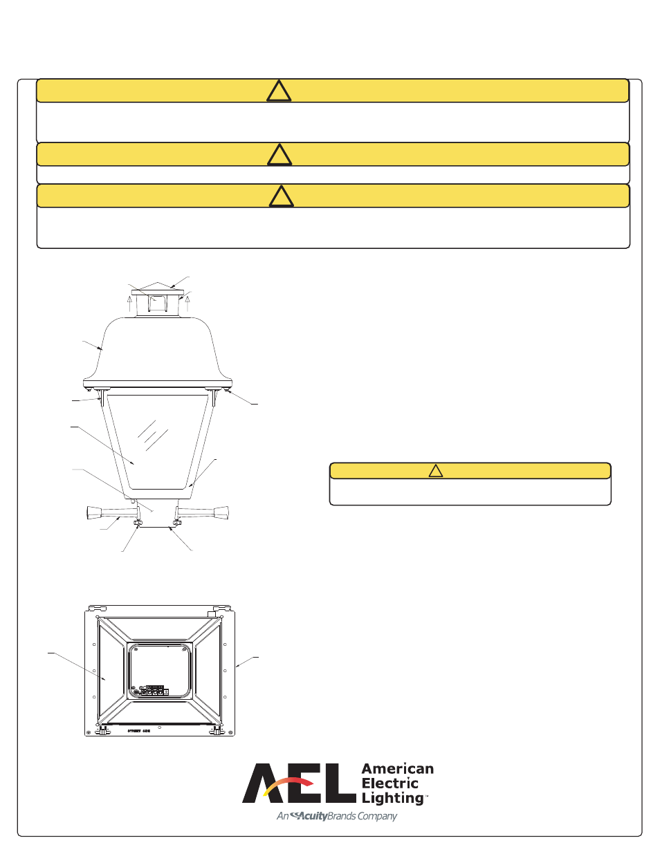 American Electric Lighting ARDL User Manual | 3 pages