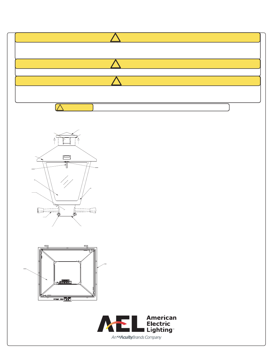 American Electric Lighting 247L User Manual | 3 pages