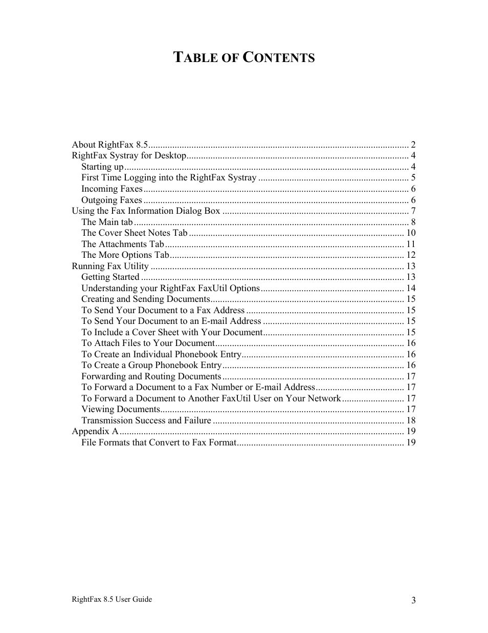 Axis Communications RightFax 8.5 User Manual | Page 3 / 20