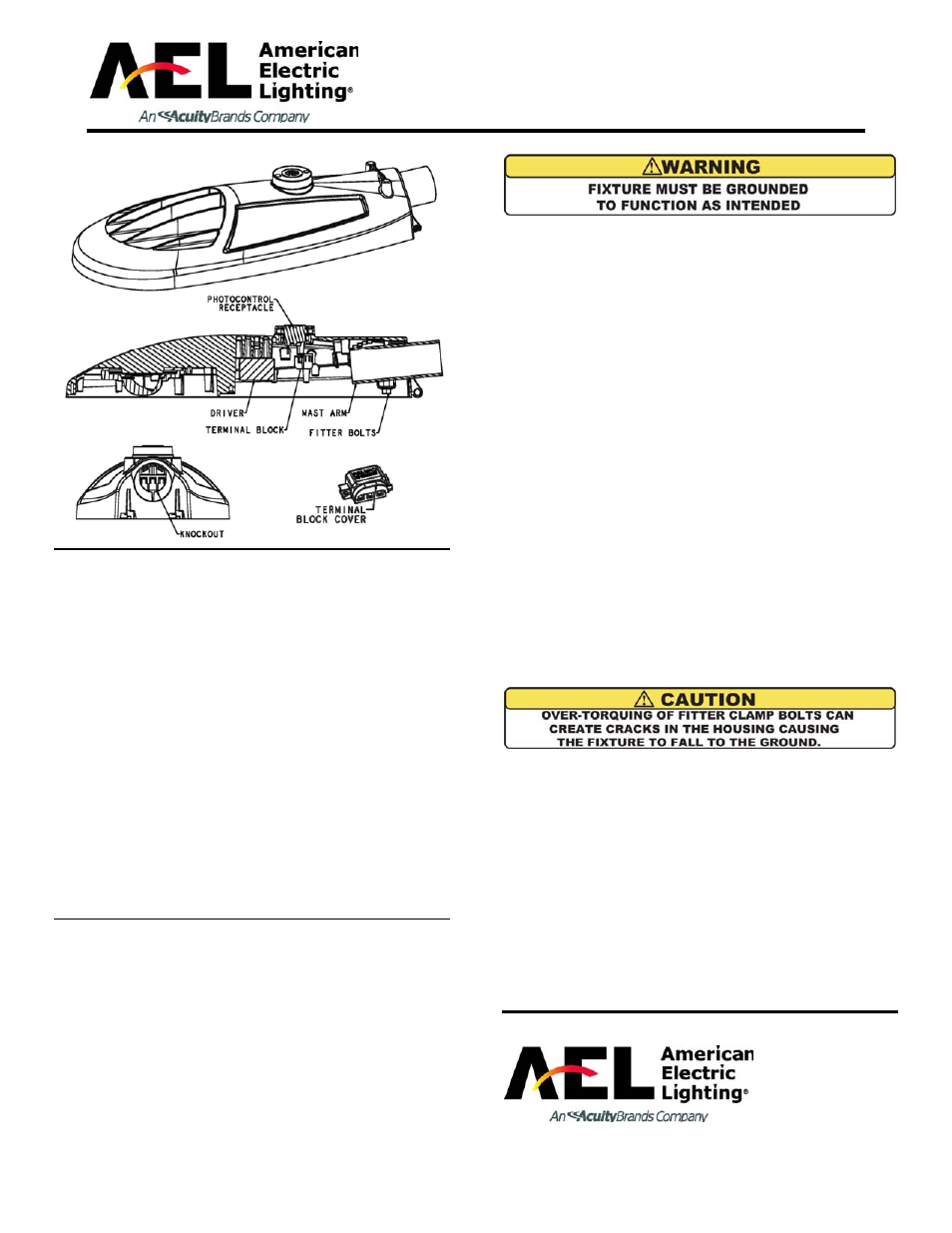 Atbs series, Luminaires | American Electric Lighting Autobahn ATBS User Manual | Page 3 / 3